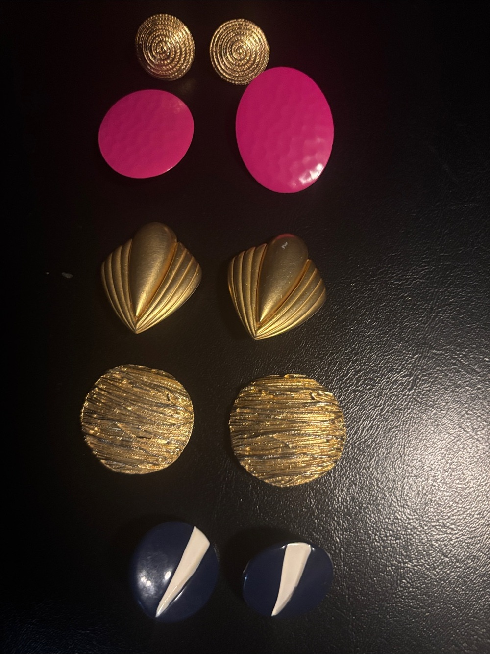 Vintage clip on Earrings